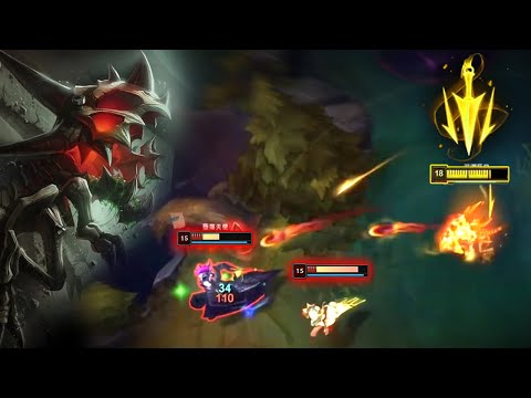 Rank 1 Kog'maw : His KITING is Phenomenal - Engsub