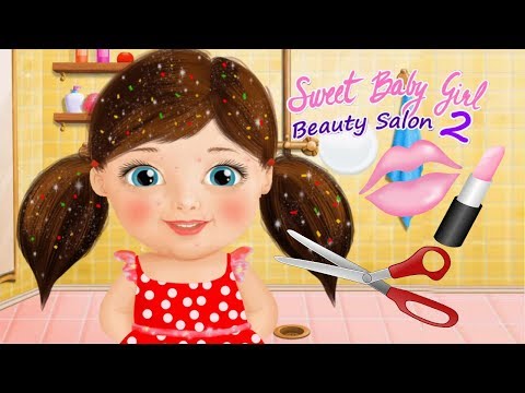 Fun Girl Care Games - Cute Sweet Baby Girl Hair Salon Beauty Makeover App For Kids