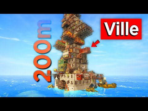 A game where you have to build a city that can collapse.