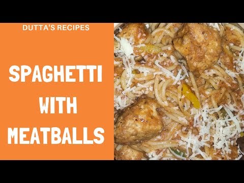 Spaghetti with Meatballs in homemade sauce | Italian-American Dish