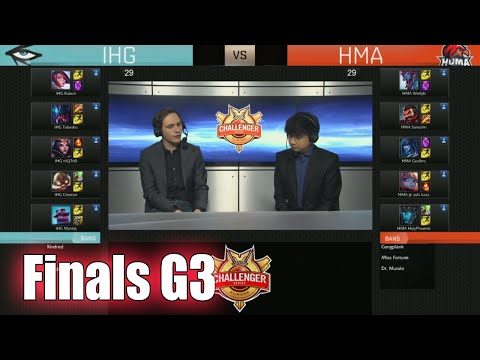 Illuminar Honor Gaming vs HUMA | Game 3 Finals S6 EU CS Spring 2016 Qualifier | IHG vs HMA G3