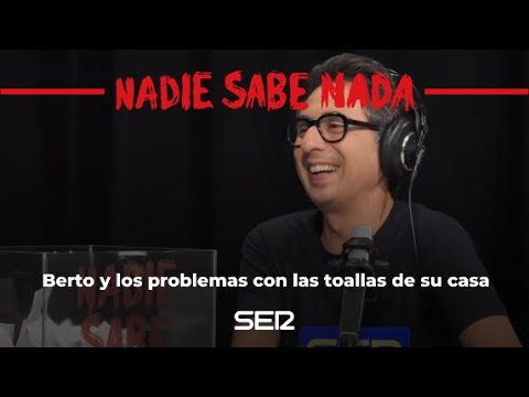 Los problemas de Berto con las toallas de su casa