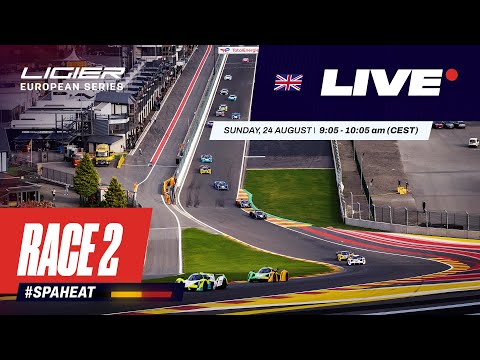 LIVE Race 2 (English) – 2025 Spa Heat – Ligier European Series