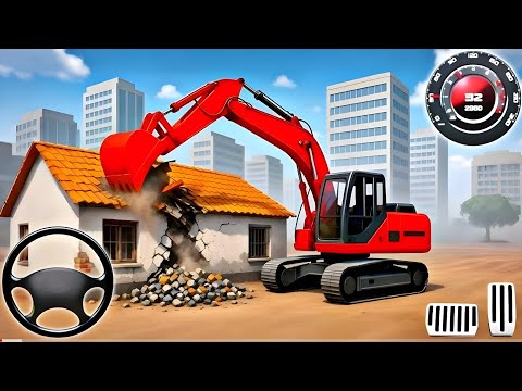 🚧  JCB City Road Construction Simulator 3D🚧 - Android Gameplay @Gaming2.999