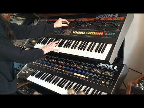 Playing the Roland Jupiter 8 at the Vintage Synthesizer Museum (Los Angeles, CA)