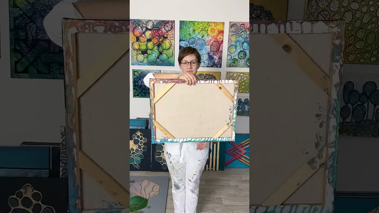 Wow! Creative acrylic pour fluidart painting