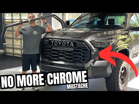 The Easiest Way To Chrome Delete Your 3rd Gen Tundra Grille