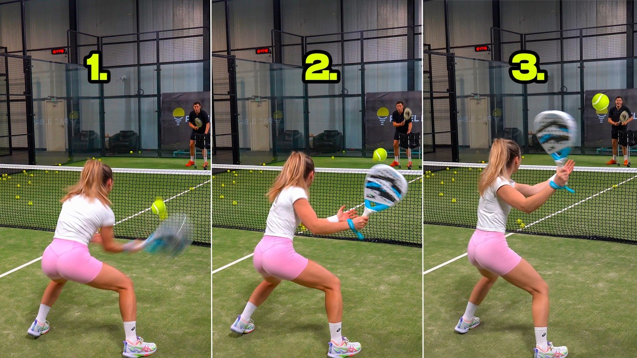 Volley technique: three ball speeds and timing