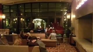 Metallica covered by hotel lobby piano and violin duo
