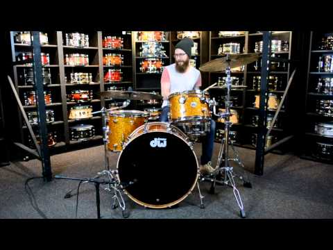 DW Burnt Orange Glass Collectors Maple Mahogany