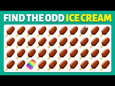 Find the Odd One Out – Ice Cream Edition 🍦🍨 | 30 Ultimate Levels | Easy, Medium, Hard | Cow Quiz