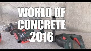 Metabo KHA 36 LTX SDS - World of Concrete 2016
