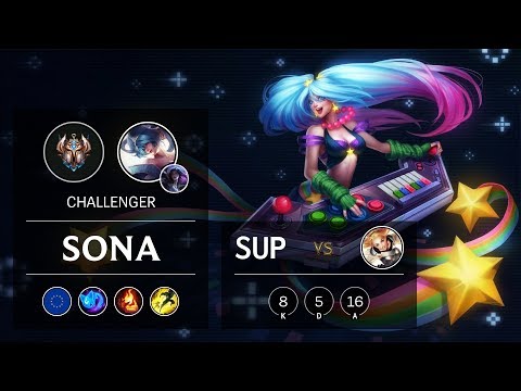 Sona Support vs Lux - EUW Challenger Patch 9.13