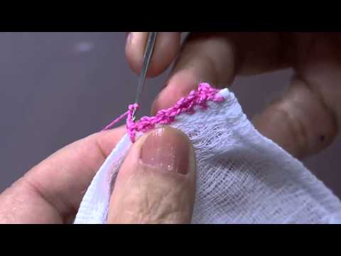 Mulher.com 06/07/2015 Selma Cruz - Crochê e biqiuinhos em fralda Parte 2/2