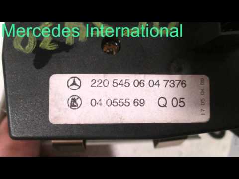 2005 Mercedes S430 HEADLIGHT SWITCH 2205450604 - mbiparts.com Used OEM Mercedes Parts - Disma... OEM