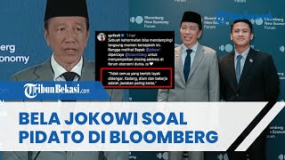 Ajudan Jokowi Tanggapi Sorotan Publik soal Pidato Inggris di Bloomberg New Economy Forum Singapura