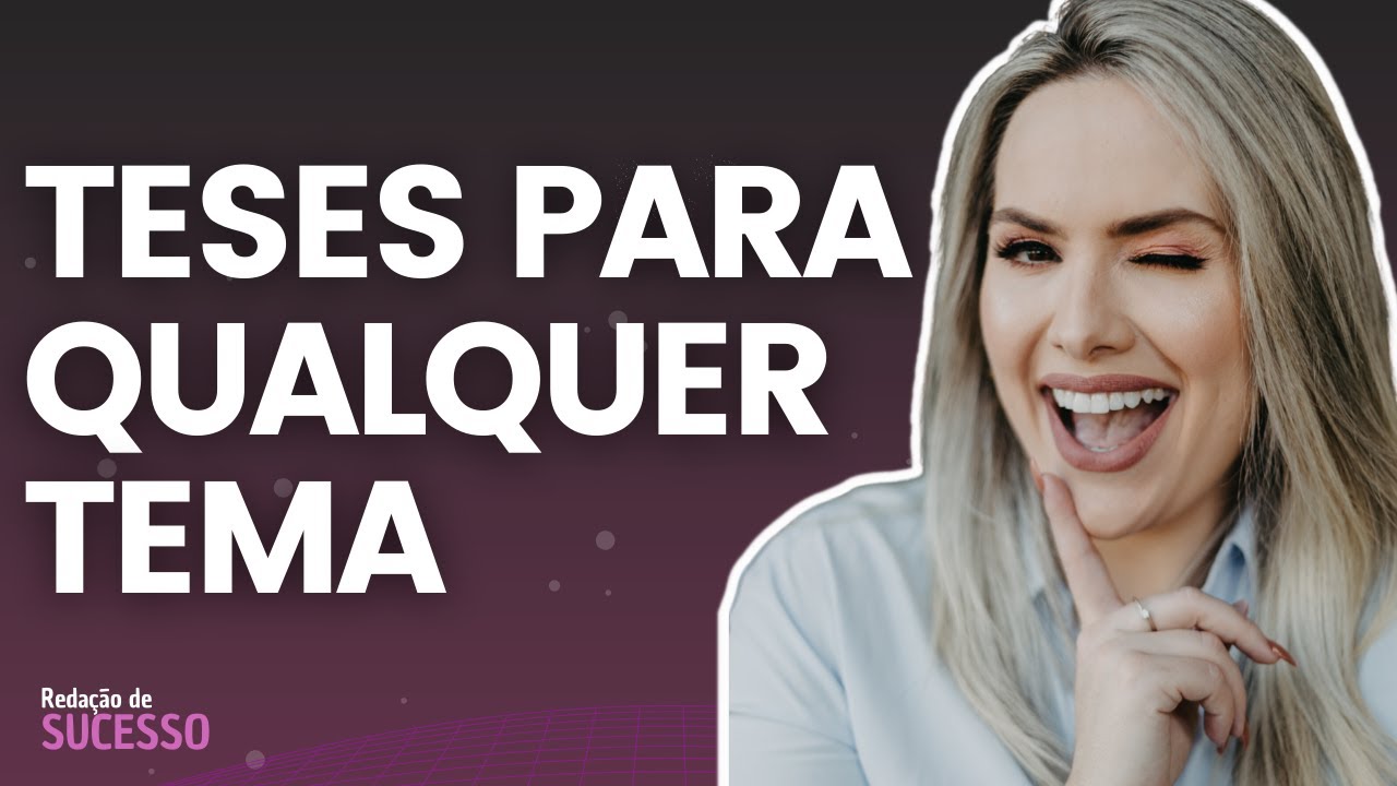 Como fazer a Tese na redação - redação para concurso