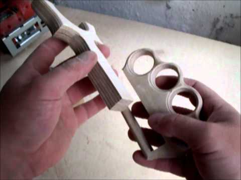 HOW TO MAKE A DUSTA-PULT CATAPULT SLINGSHOT KNUCKLE DUSTER