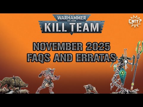 Kill Team | November 2025 FAQs and Erratas