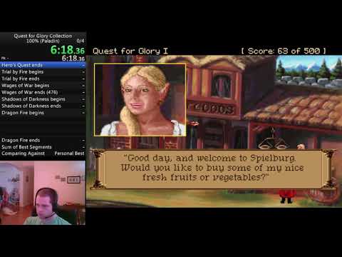 Quest for Glory Collection, Paladin 100% in 3:28:09 by davidtki