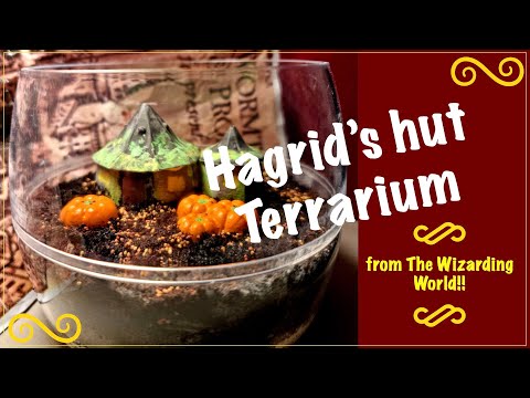 Clementoni Kūrybos rinkinys Harry Potter Hagrids Hut Terrarium video