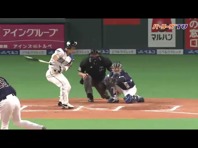 ファイターズ・近藤 素晴らしいバットコントロール