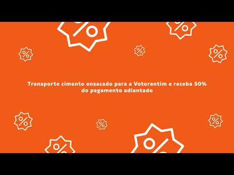 Carregue com tranquilidade com 50% de adiantamento. Vem ver como é fácil carregar com a gente!