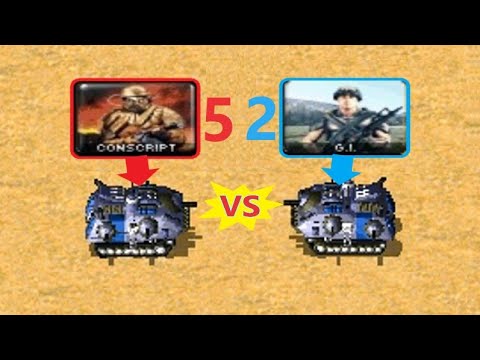 Conscripts BF vs Gi's BF - Red Alert 2