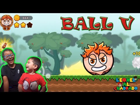 ¿BOLITA AZUL? BALL V | Niveles 1 - 5 | Juego Para Niños #newgame #redball