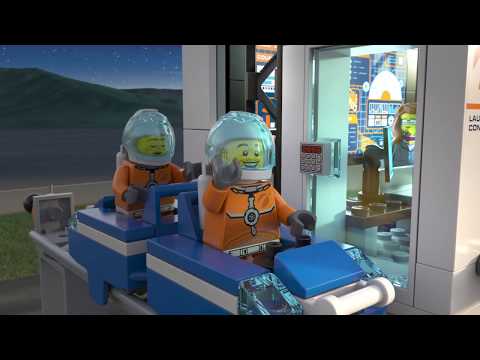 Конструктор Lari «Ракета для запуска в далекий космос и пульт управления запуском» 11387 (City 60228) / 873 детали