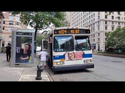 2006 Orion Vll OG Hybrid Gen-ll+ #6709 On The M104 @ Broadway & West 86th Street