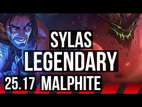 SYLAS vs MALPHITE (TOP) | Legendary | TR Challenger | 25.17
