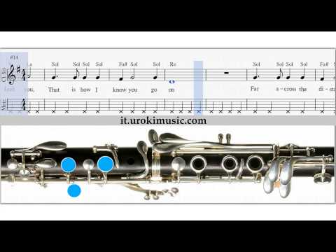 Lezioni di Clarinetto My Heart Will Go On Titanic Spartiti Clarinetto Corso Imparare Suonare Scuola