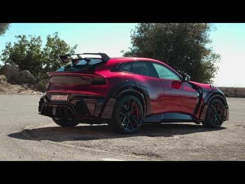 MANSORY Pugnator based on Ferrari Purosangue drivin' around Monaco