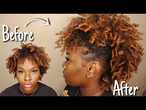 Curly Frohawk Hairstyle | MOHAWK | Natural Hairstyle