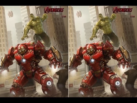 HULK vs HULKBUSTER Full Fight Scene HD - All Hulk Smash Scenes - 3D Side By Side