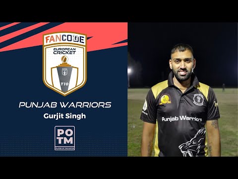 MOM: G.Singh - HAW vs PUW |Highlights |FanCode European Cricket T10 Barcelona Day 06| Barcelona 2021