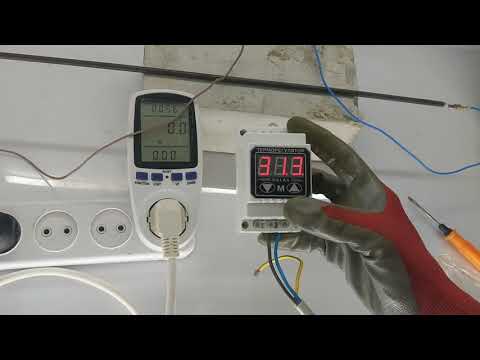 цифровой терморегулятор далас для нагревательных элементов большой мощности