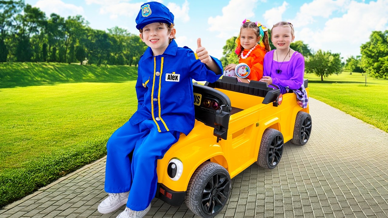 Alex Drives the School Bus! A Fun Journey to School