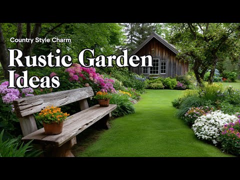 🌿 Beautiful Rustic Garden Landscaping Ideas for Country Style Homes