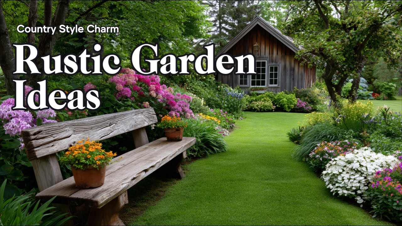 🌿 Beautiful Rustic Garden Landscaping Ideas for Country Style Homes