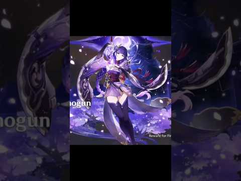 Raiden shogun and Diluc Nekal gai | Genshin impact f2p #raidenshogun #diluc