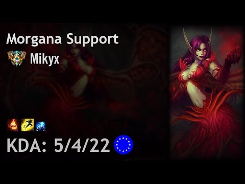 Morgana Support vs Thresh - Mikyx - EUW Challenger Patch 6.24