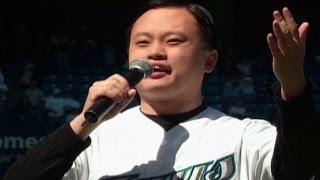 Hung sings &#39;Take Me Out To The Ballgame&#39;