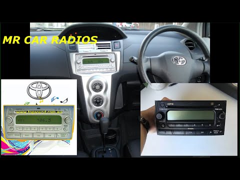HOW TO FIX AND REPAIR || BY PASS ,CLEAR SECURITY CODE IN TOYOTA CAR STEREO 2004-2010