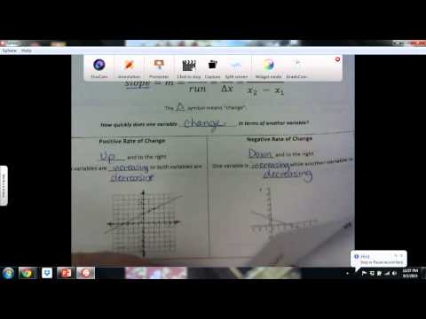 Algebra 2 - Section 2.3 Notes