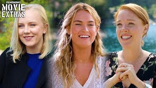 MAMMA MIA! HERE WE GO AGAIN On-set with Young Dynamos Lily James, Jessica Keenan Wynn, Alexa Davies