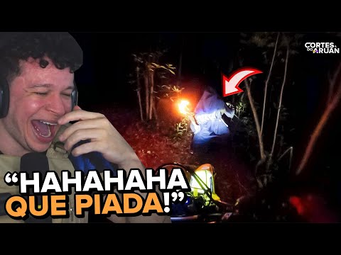 ARUAN REAGE: ENTREI NA FLORESTA DO VELHO SATANICO COM A MOTO DE NOITE E DEU RUIM-CAÇADORES DE LENDAS