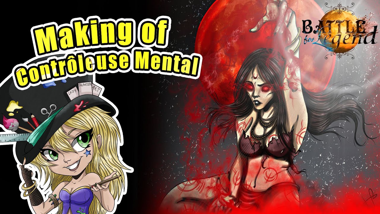 Tutoriel Dessin : Making Of Contrôleuse Mental, de Battle for Legend