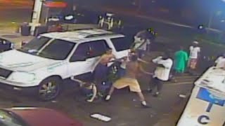 Pompano Beach gas station shooting caught on camer